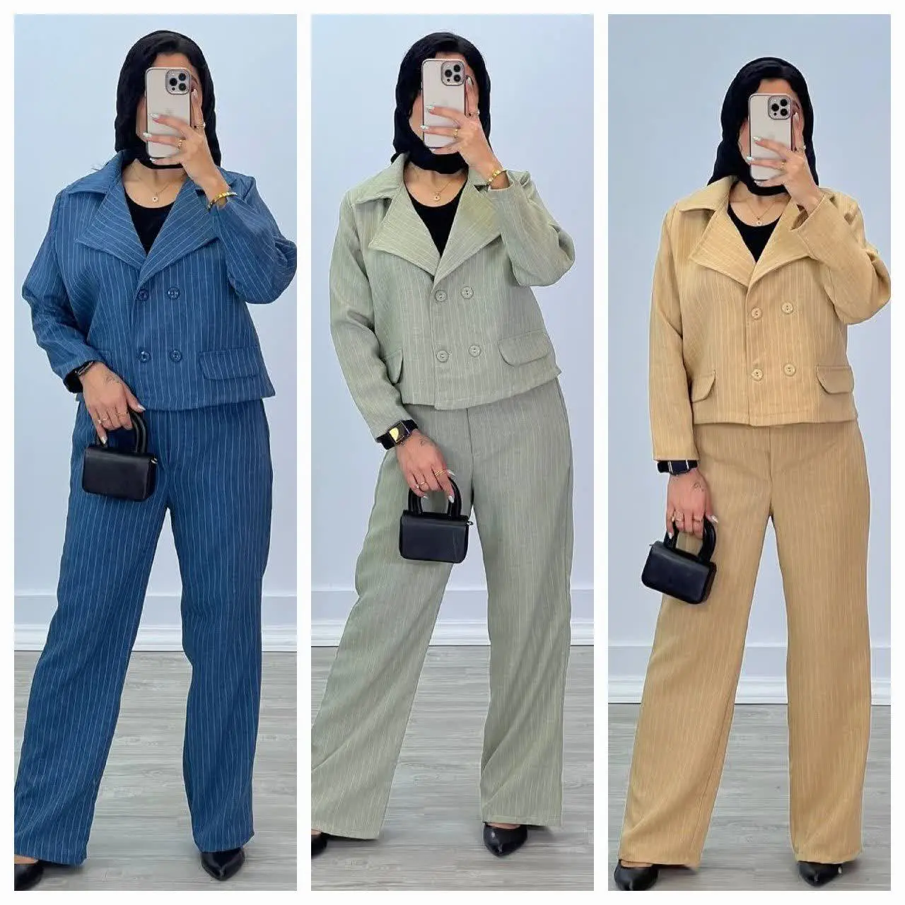 🌻نام: ست کت و شلوار مونا
