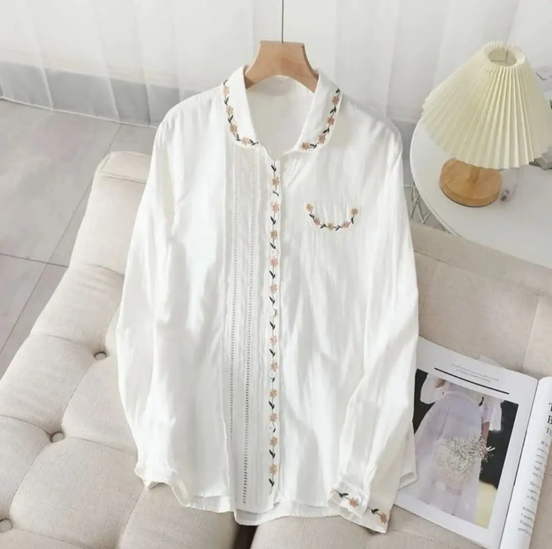 🌸شومیز مدل گل بهار 
