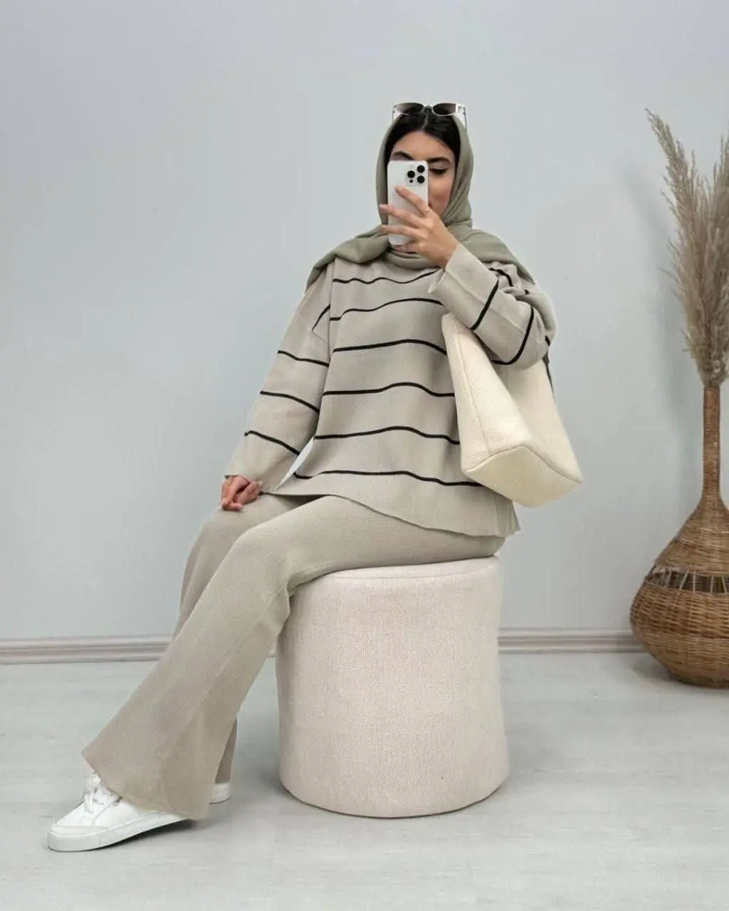 👚 نام: ست بافت راه‌راه
