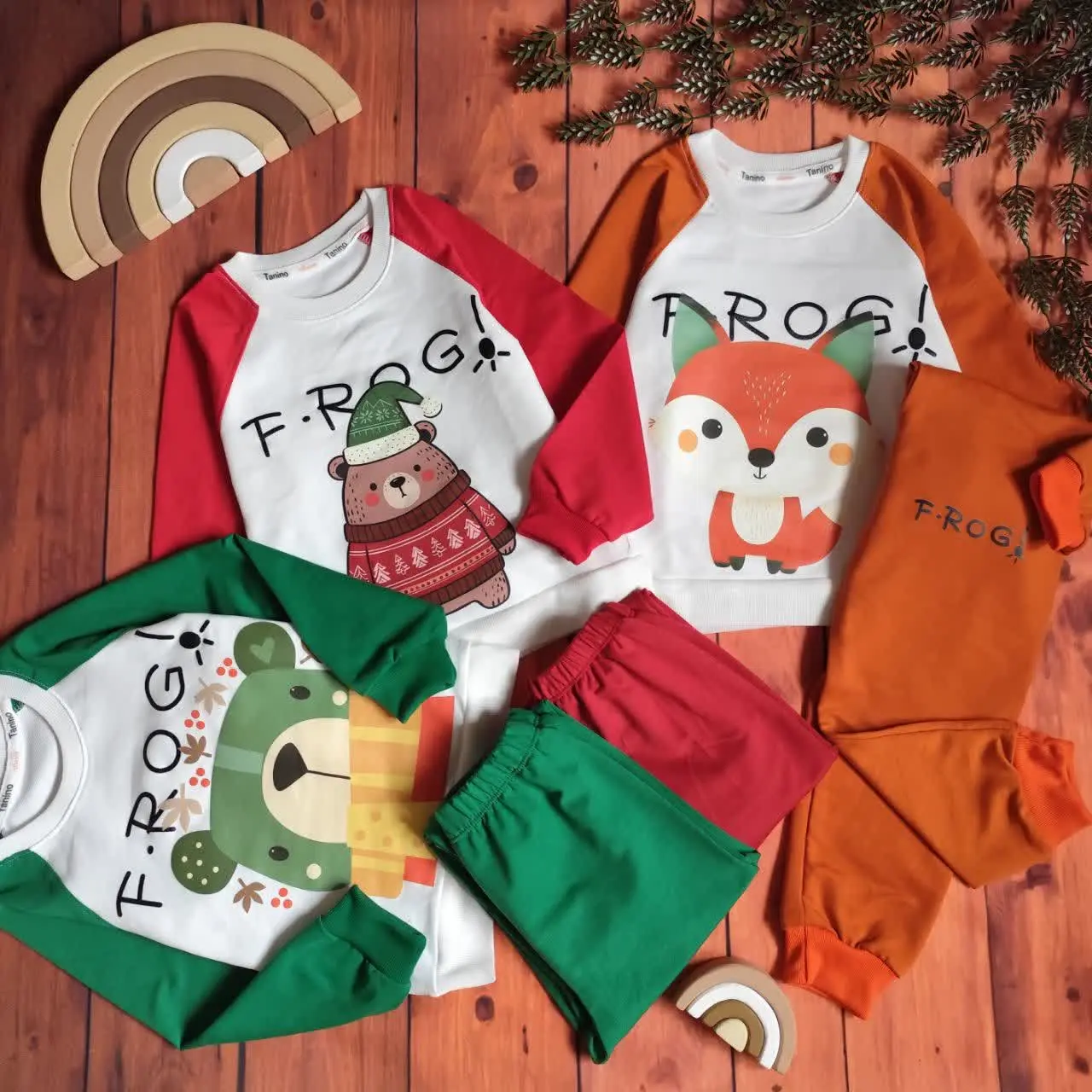 😍ست بلوز و شلوار frog، جنس...