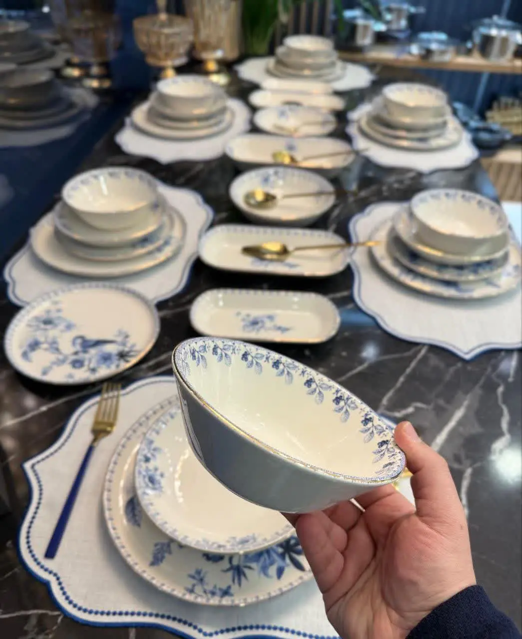 سرویس غذا خوری ۳۱ پارچه mavi kuş
