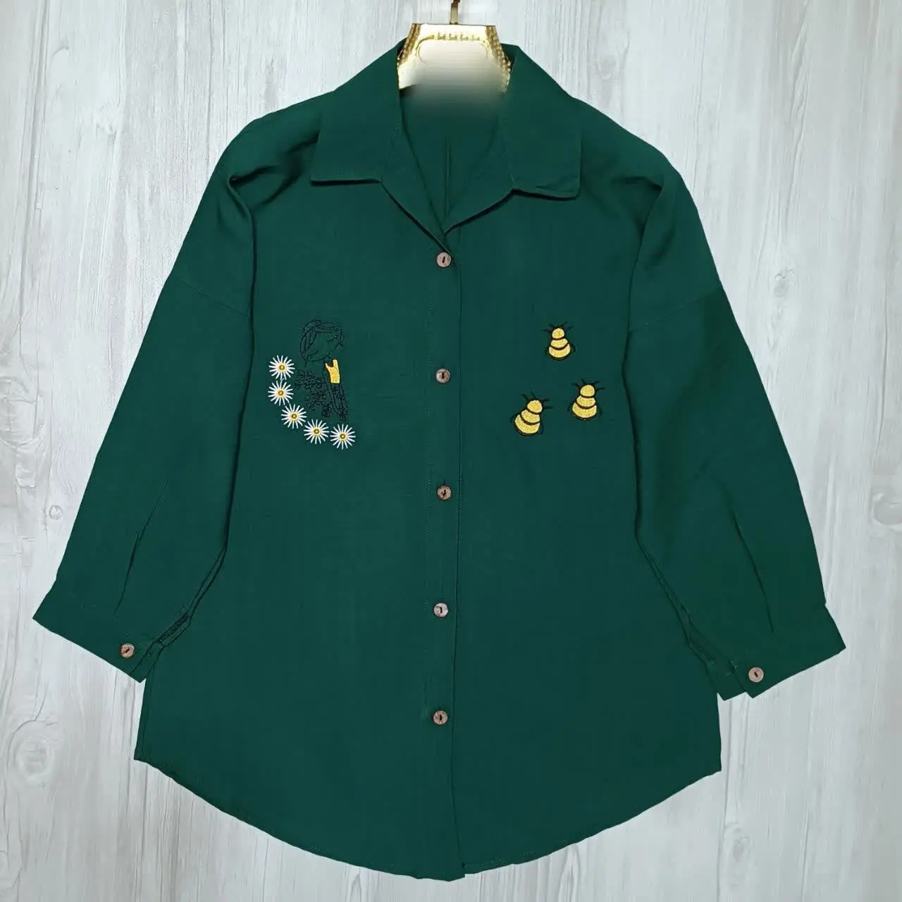 🛍️نام: شومیز مانتویی مدل کندو🌱🎀
