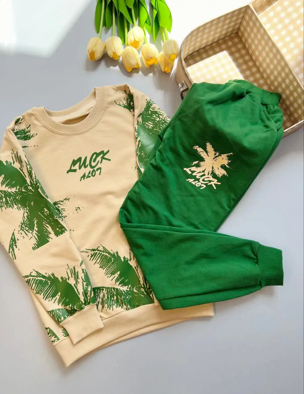 🔮ست بلوز شلوار اسپرت سایز بزرگmack🔮
