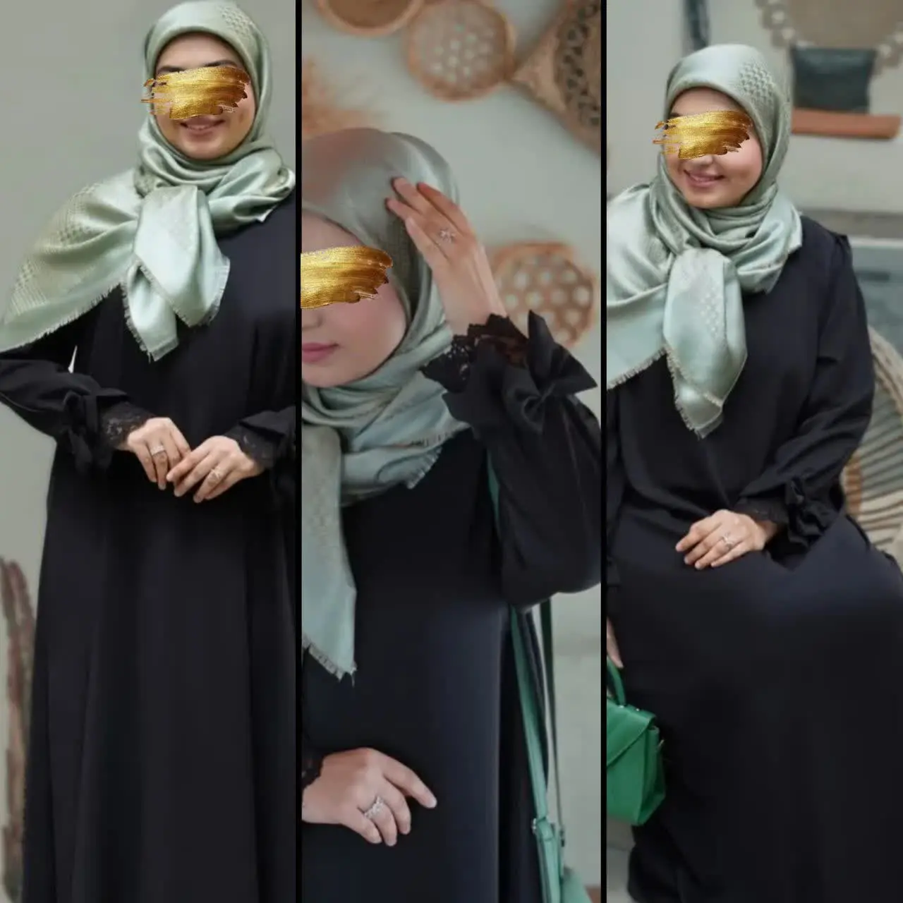 🍃مانتو عبایی ملکا🍃