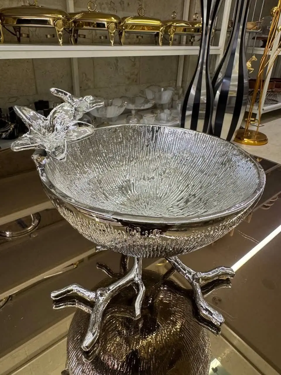 آجیل خوری گل مریم طلایی و ن...