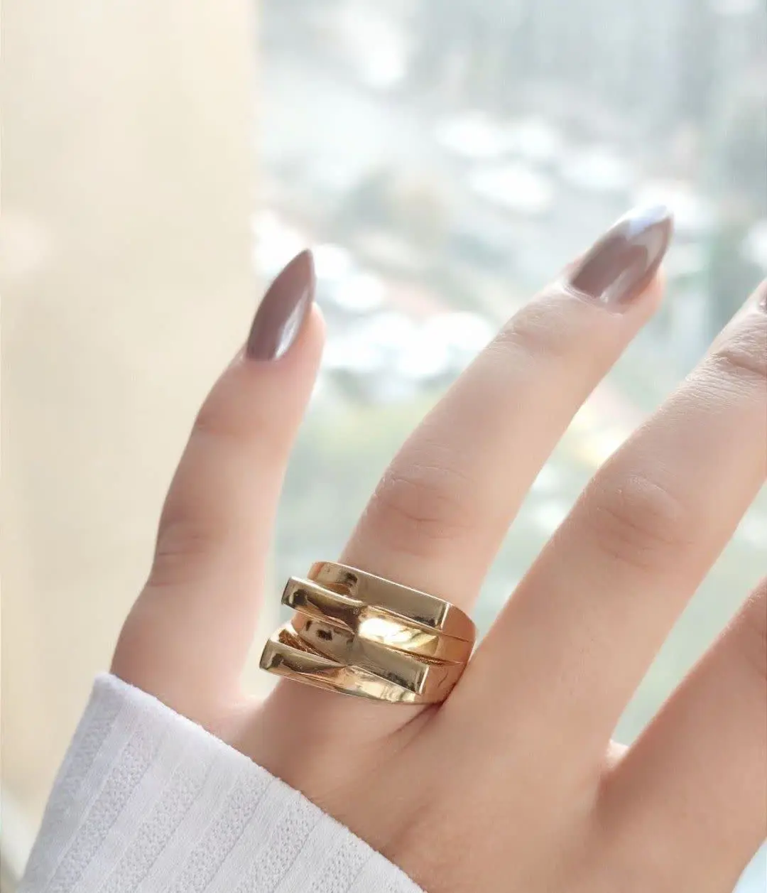 انگشتر آیینه‌ای 
