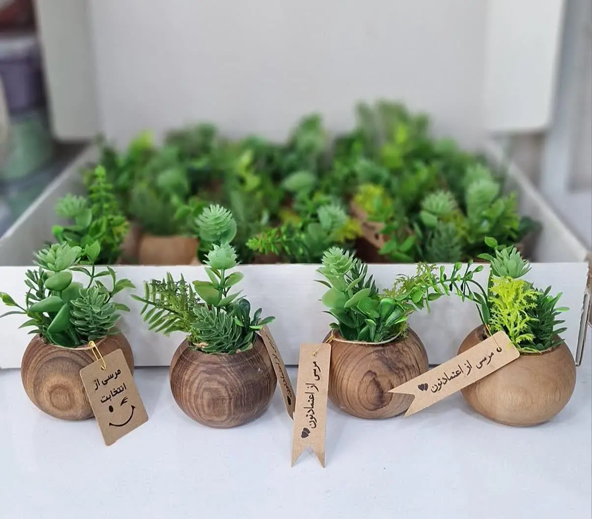 💥گلدان چوب گردو💥