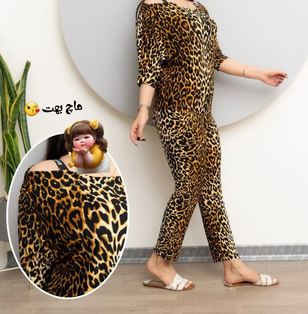 👚نام: بلوز شلوار لش قواره دار
