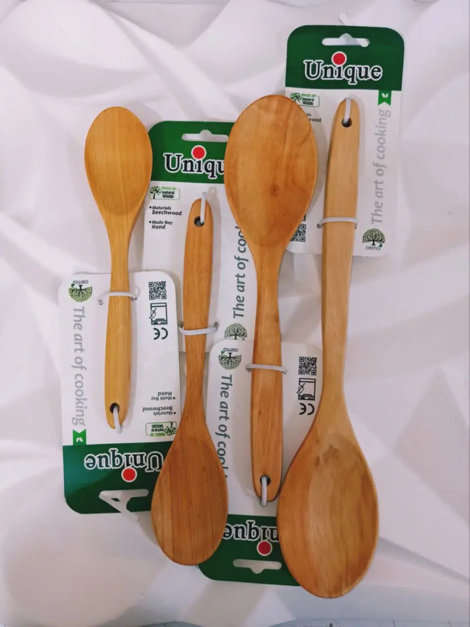 قاشق چوبی بامبو مارک یونیک
