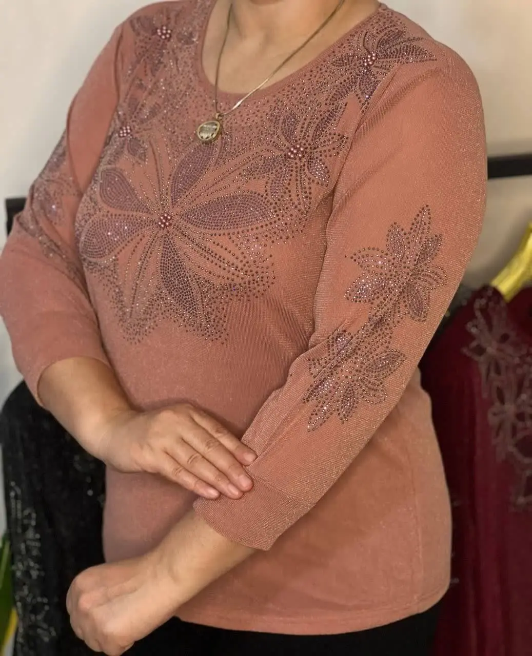 بلوز لمه مجلسی وارداتی😍
