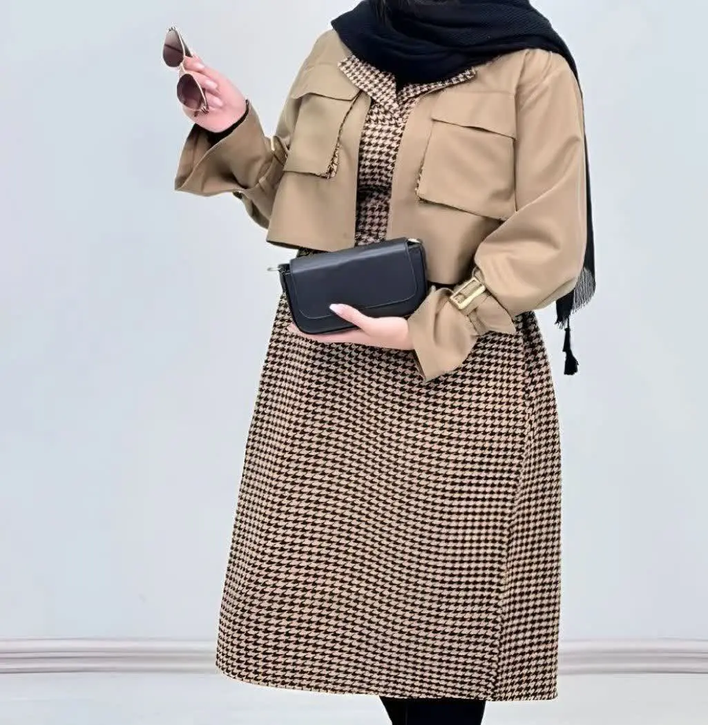 🍂نام: ست کت و سارافون نسرین 
