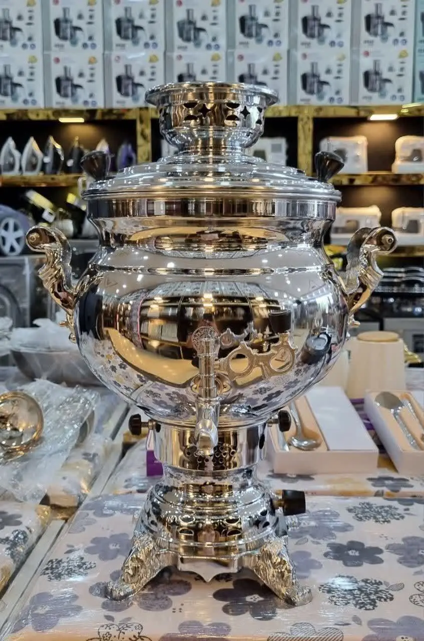 سماور ۹لیتری ضیافت کوره دار...