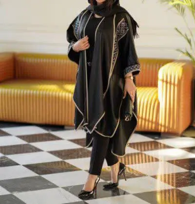 🌺مانتو مزونی مدل آیسان
