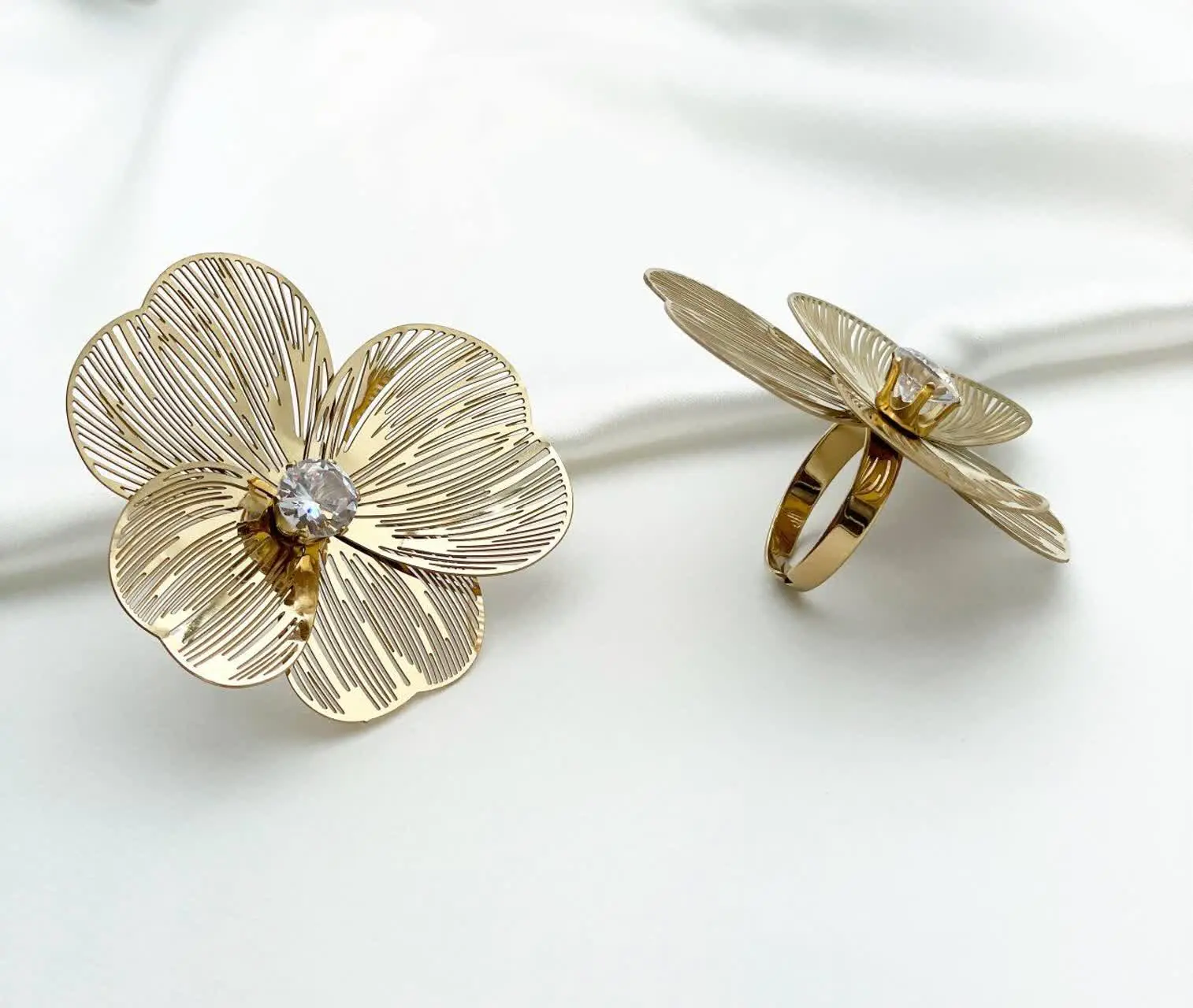 💥شارژ مجدد انگشتر گل بزرگ 😍💥