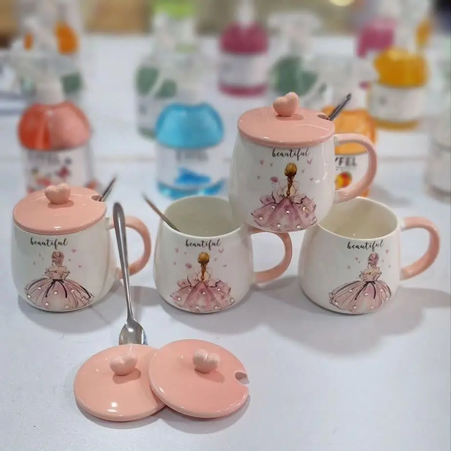 ماگ عروس نگین دار
