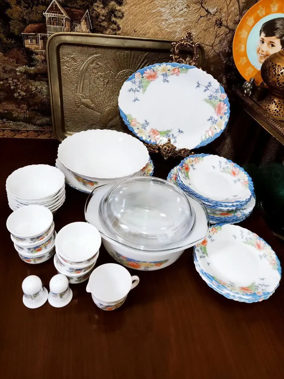 سرویس ۳۸ پارچه آرکوپال مدل فلورین
