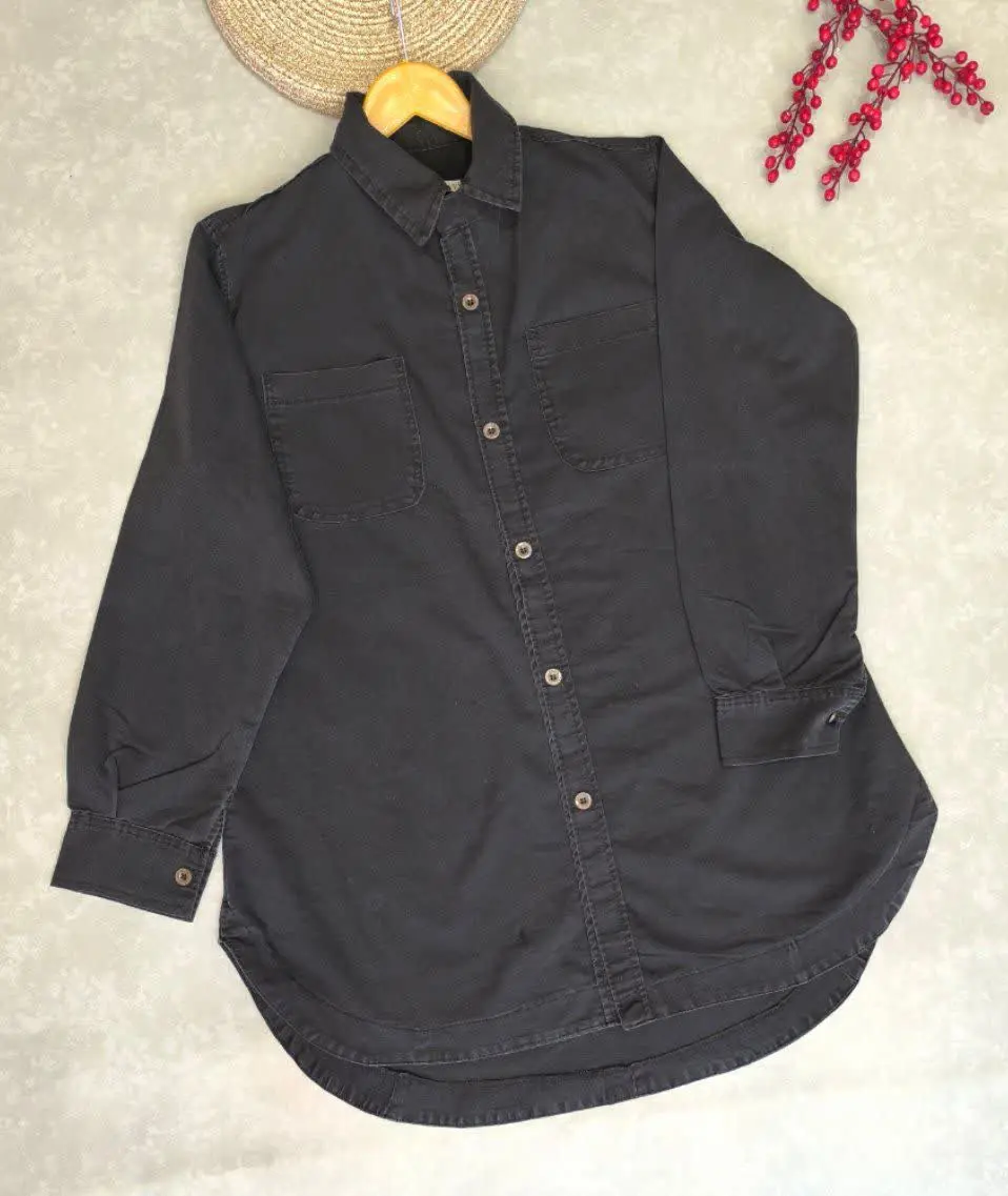 ✅ مانتو اسپرت کتان لی