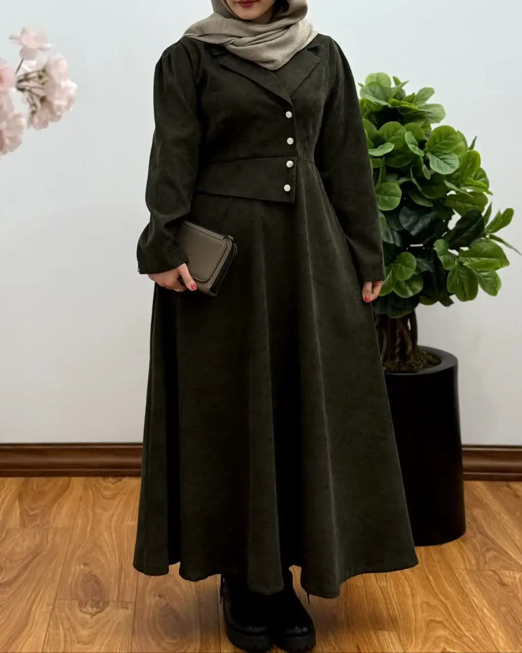 پیراهن مانتویی آتنا