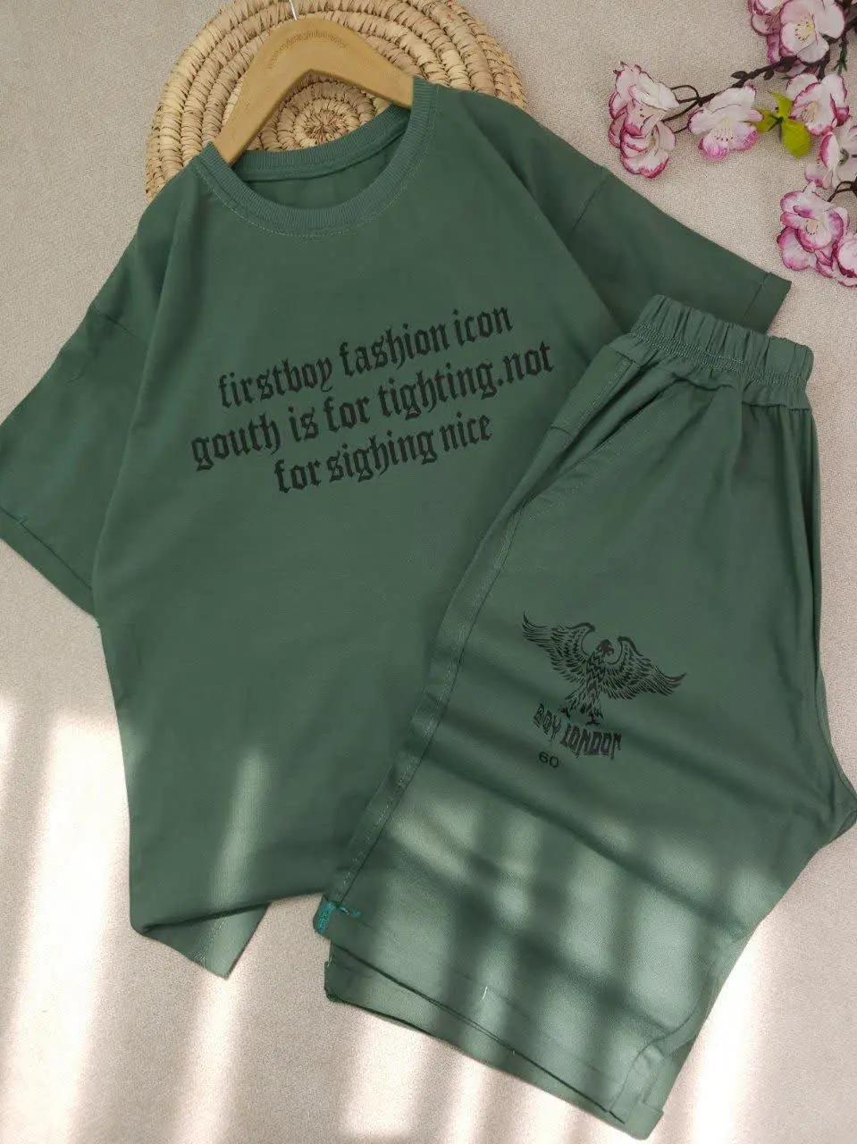 تیشرت شلوارک پسرانه عقاب
