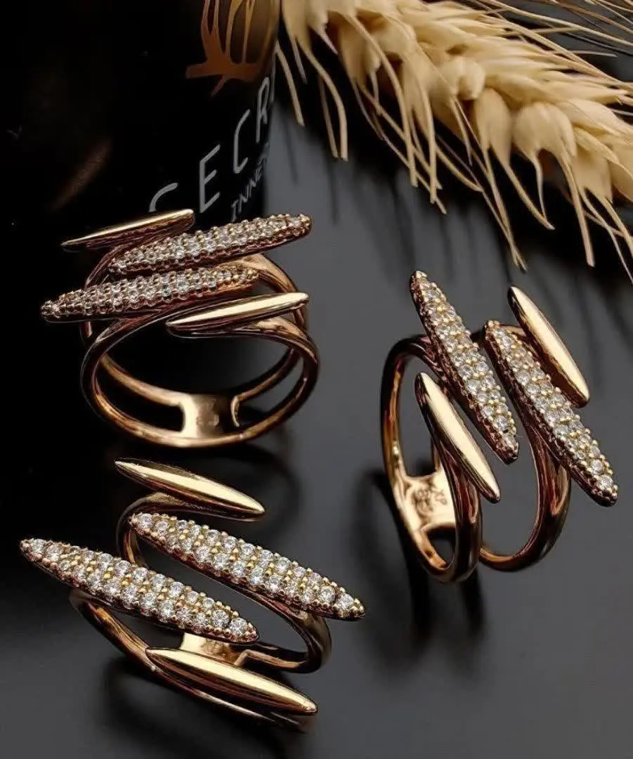 💍انگشتر نگین کاری شده از برند ژوپینگ 🤩
