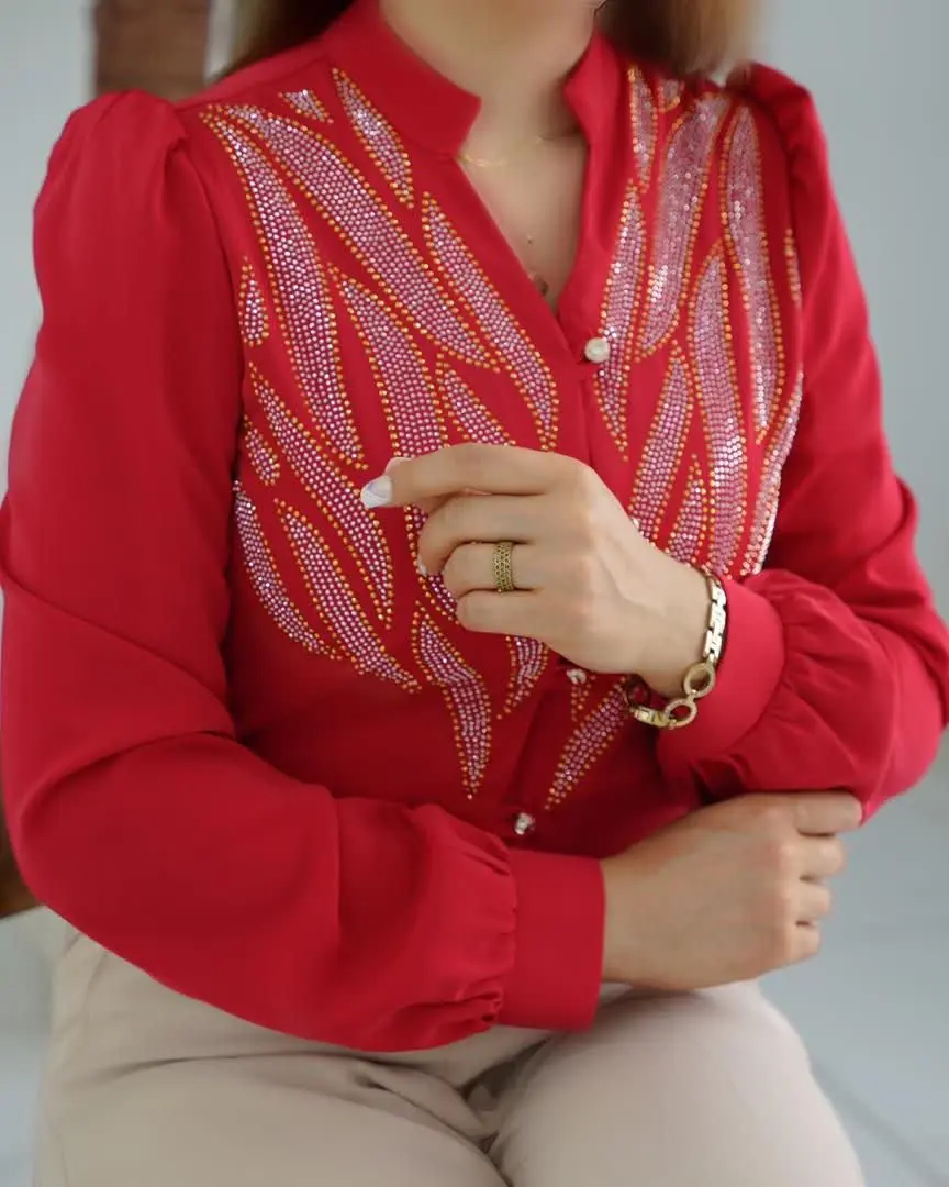 شومیز مجلسی نگینی 😍
