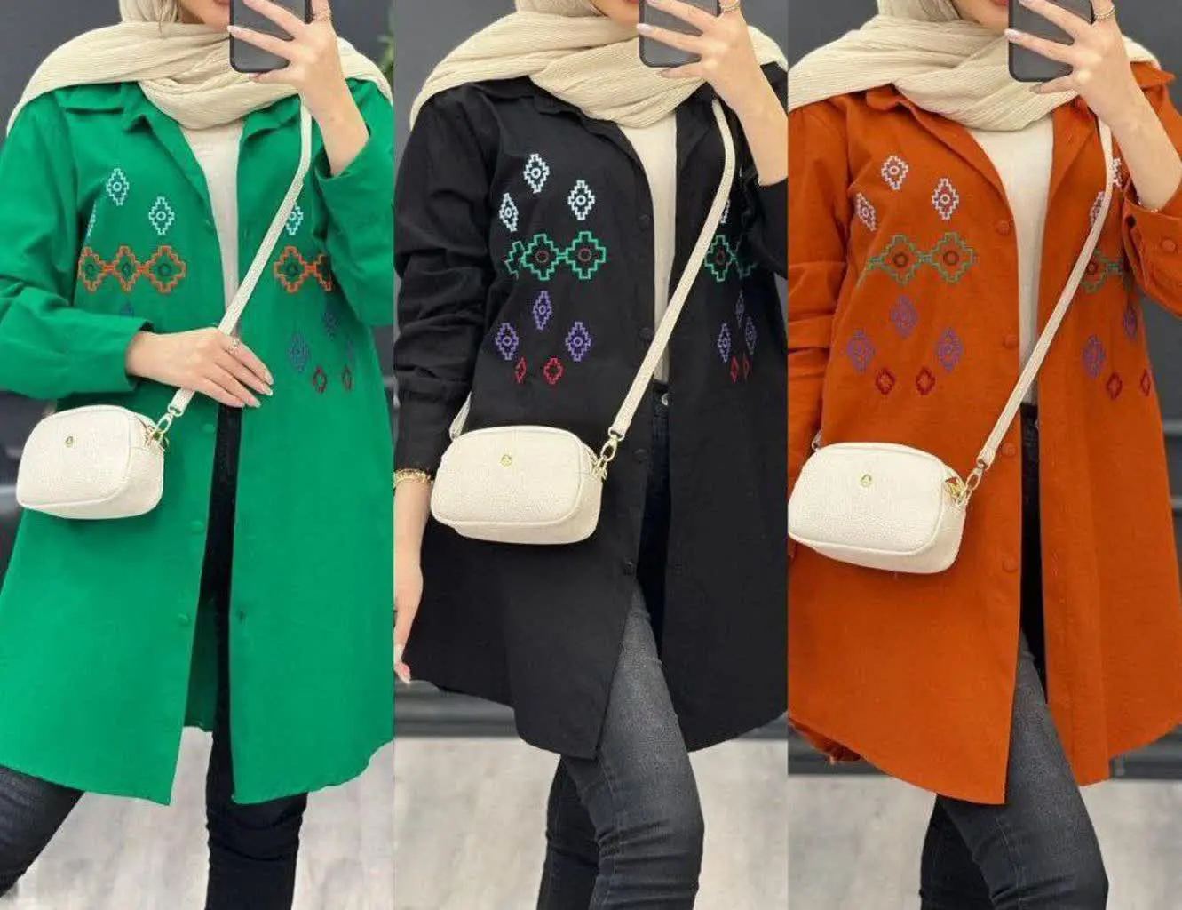 ❣نام: شومیز مانتویی نسیم
