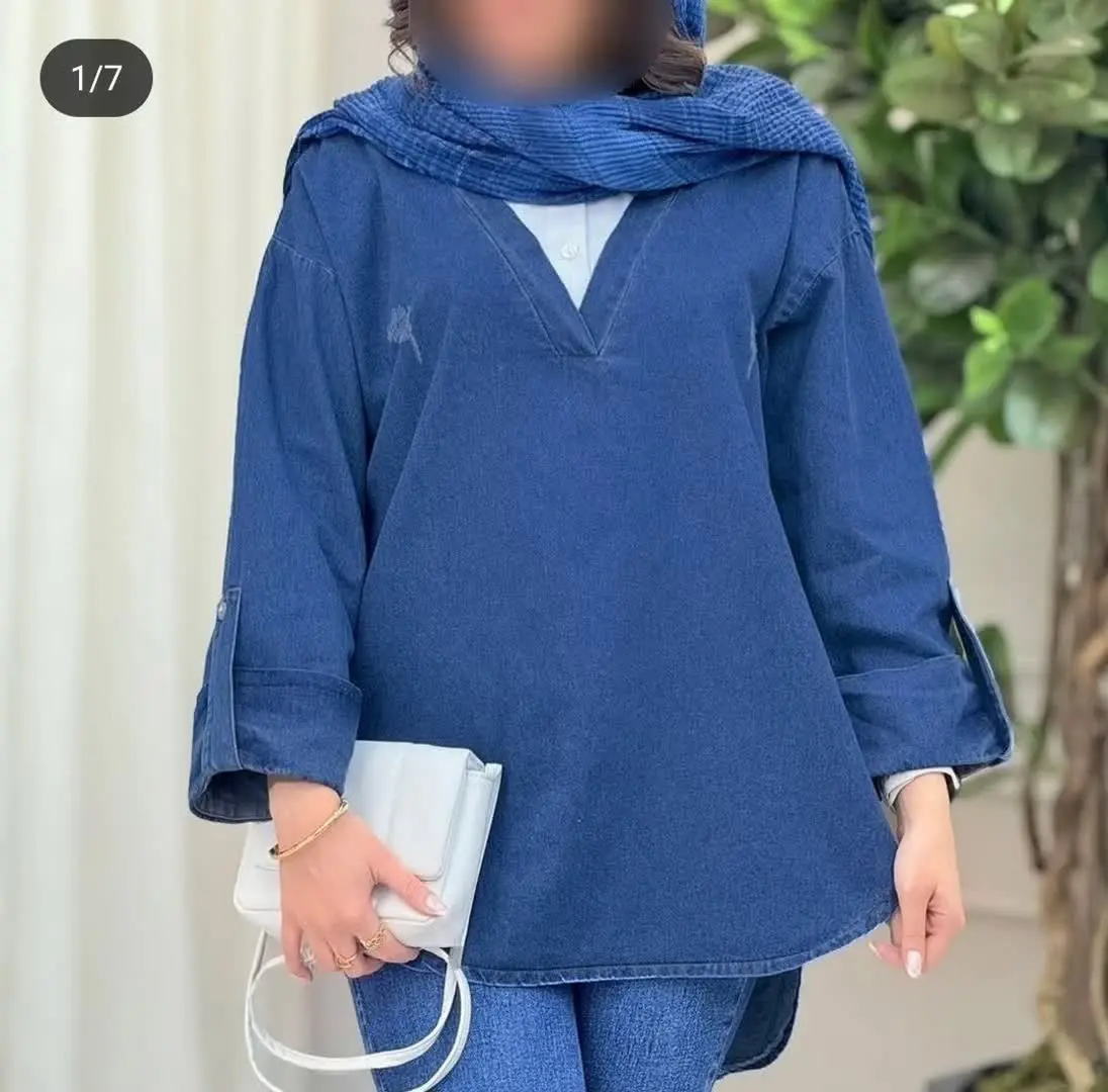 تونیک لی یقه دار