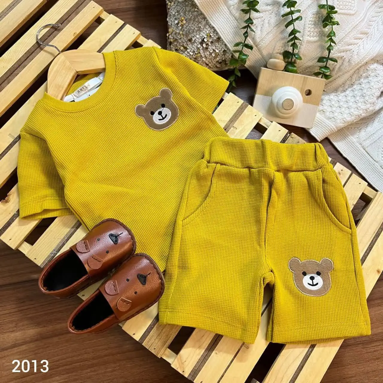 بلور شلوار بیسکویتی، گلدوزی، اسپرت 🧸🍪
