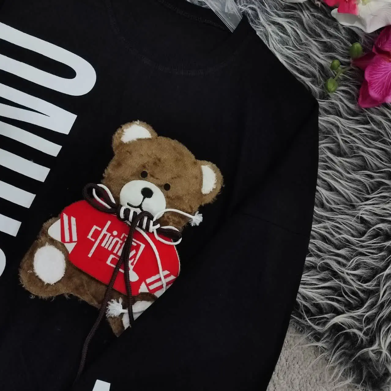 👚نام: فینگردار خرسی (طرح عروسک رندوم) 
