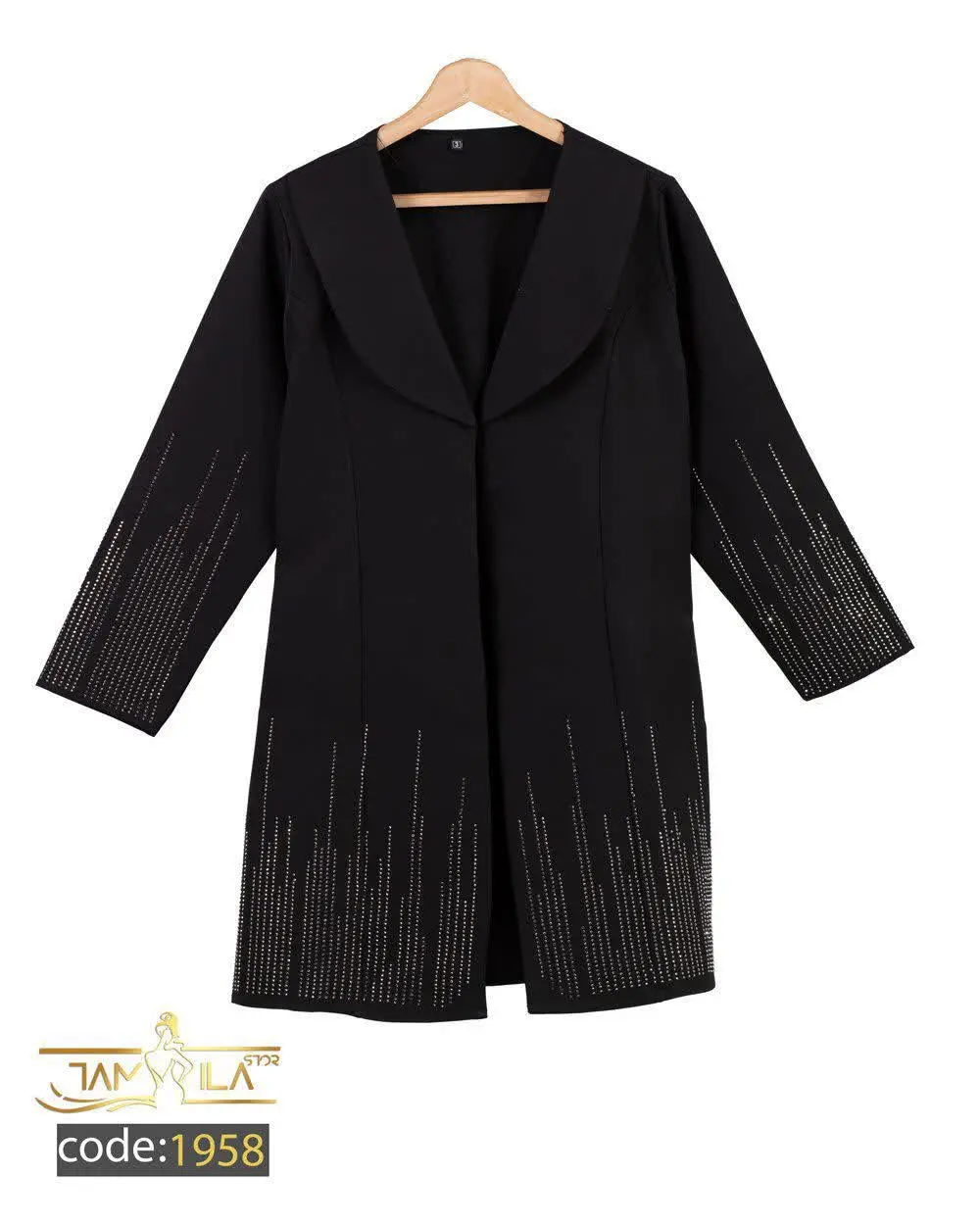 🔅 کت مانتویی نگین پرس شده
