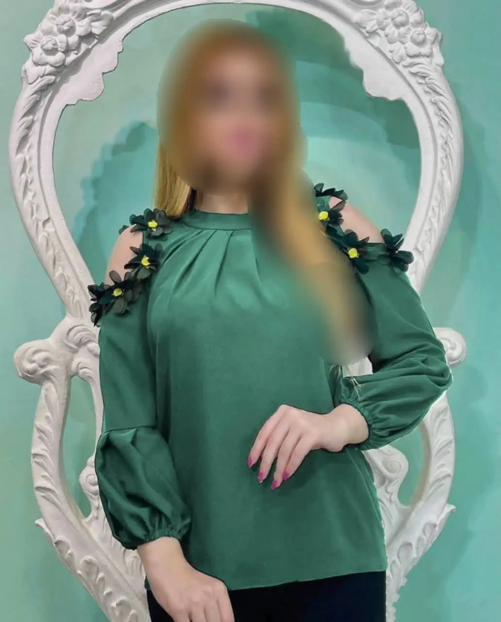 شومیز زیبای شکوفه🌸 
