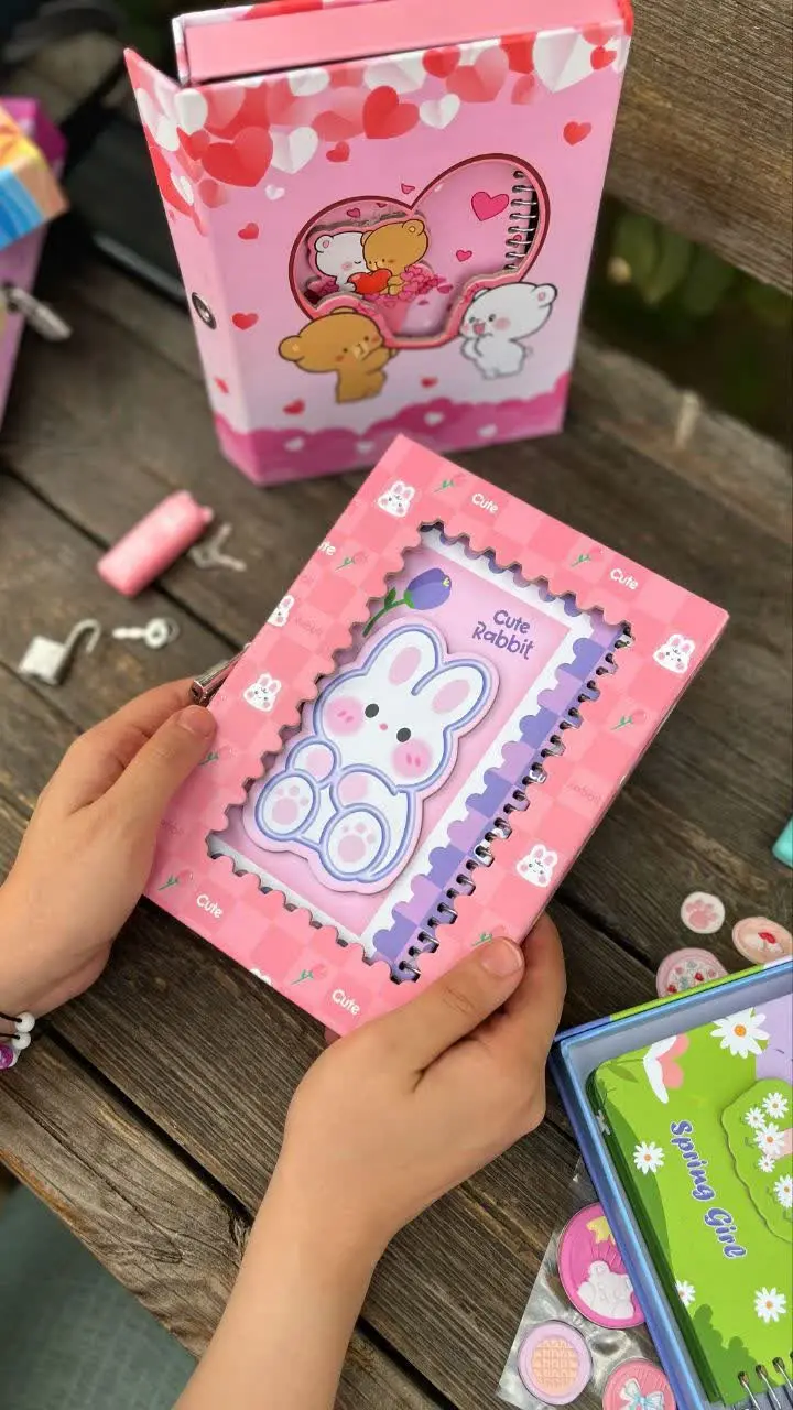 ⚪️دفتر خاطرات قفل دار سویل🥰
