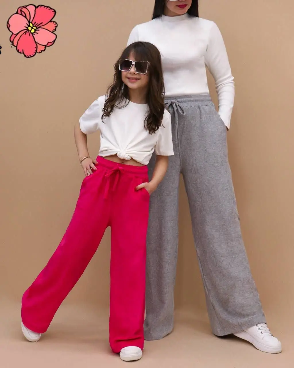 ❤شلوار بگ حوله ای ست مادر د...