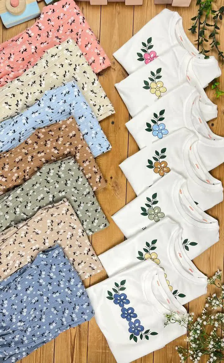 🔮ست کراپ شلوار دخترانه🔮
