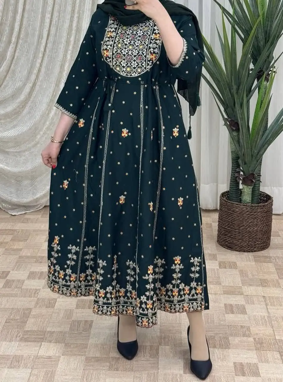 ▪️نام: پیراهن سوزندوزی اورجینال بانو گل
