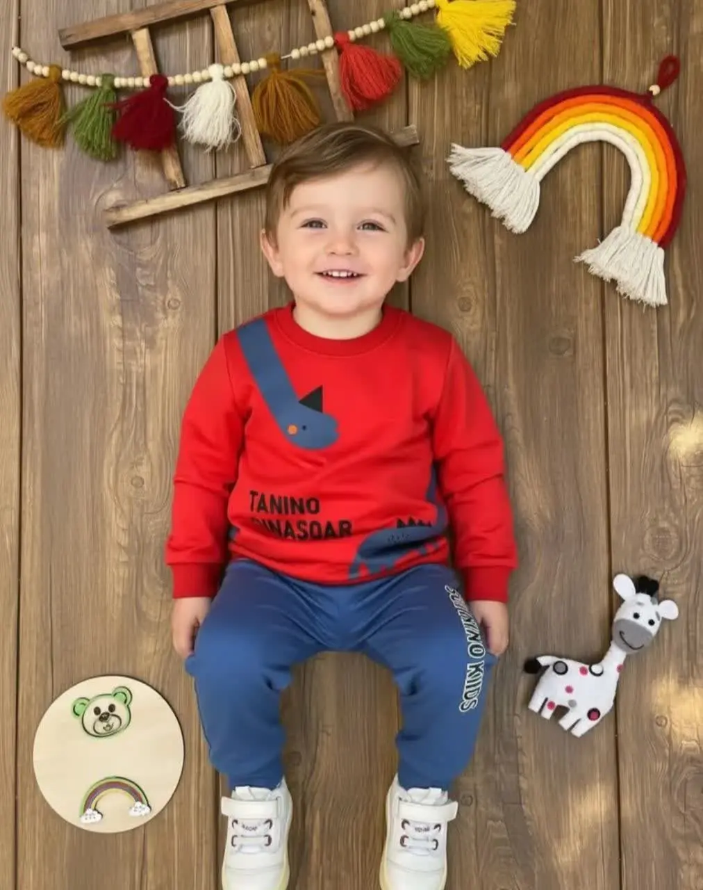 🦕بلوز شلوار بچگانه دایناسور...