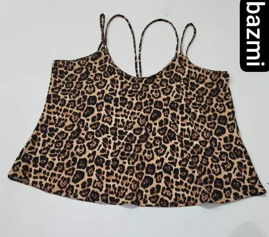 🎀تاپ بندی فانتزی پلنگی