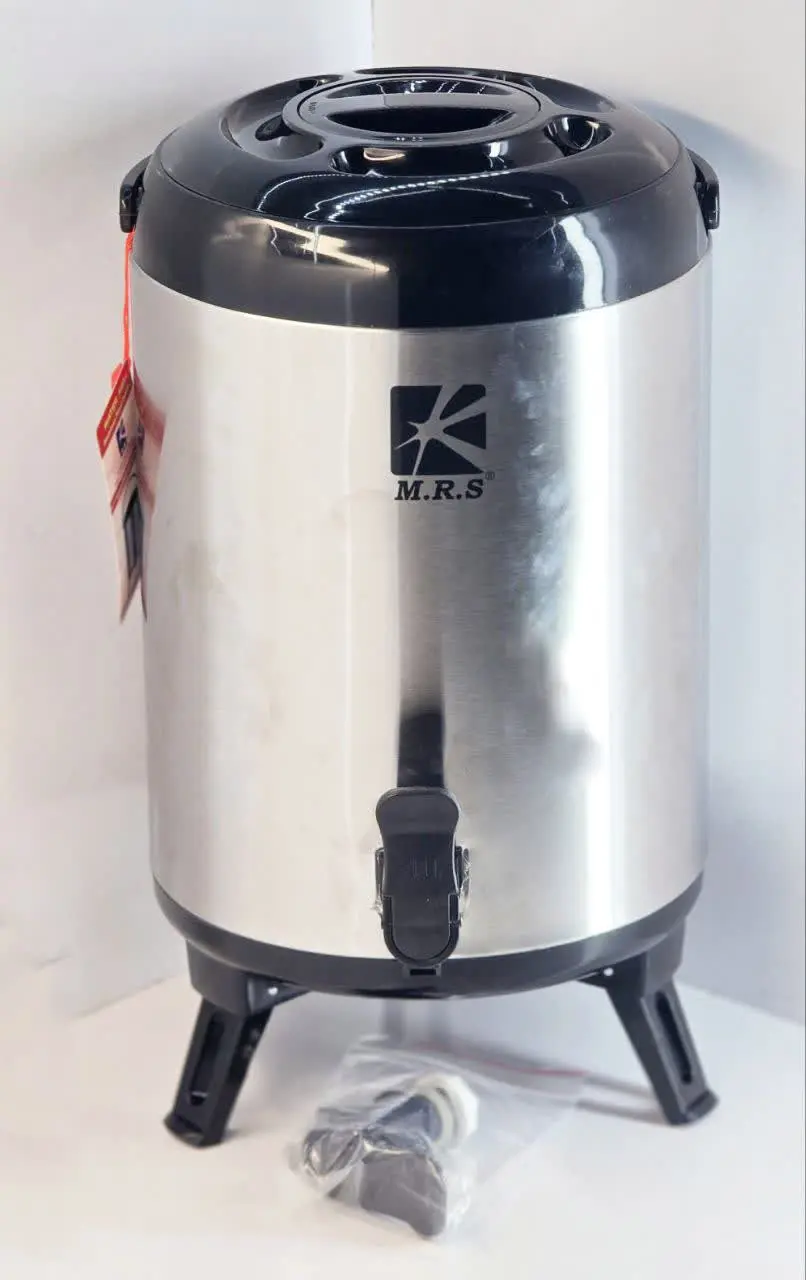 ✅ کلمن استیل مشکی ۱۰لیتری MRS