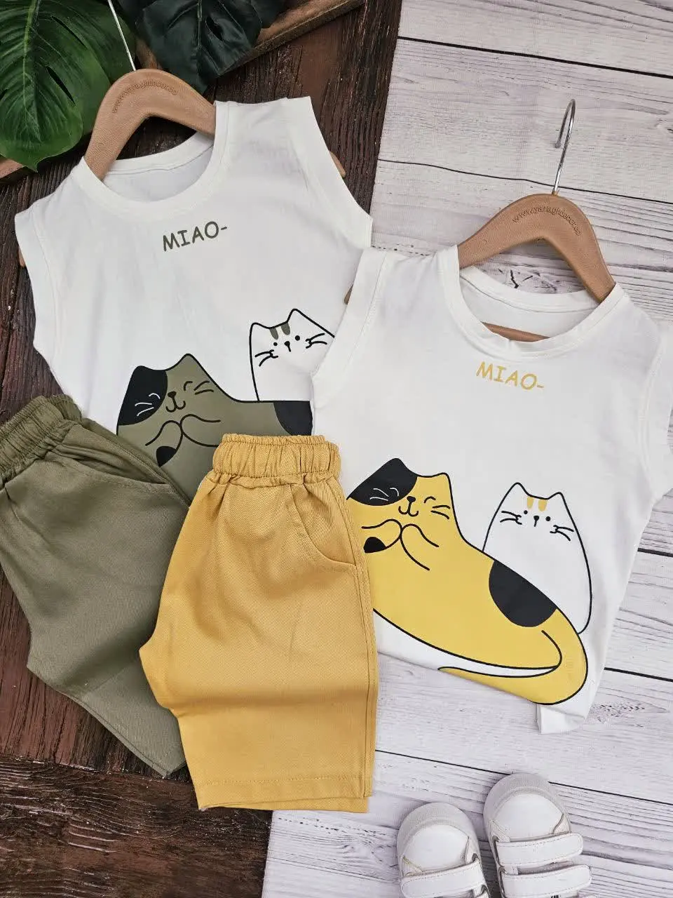 تاپ و شلوارک اسپرت miao
