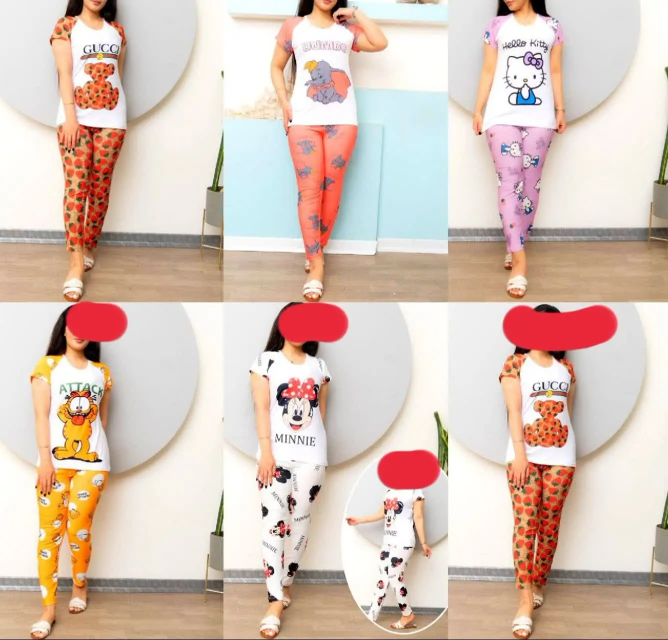 #ست دوتیکه #تیشرت و #شلوار عروسکی
