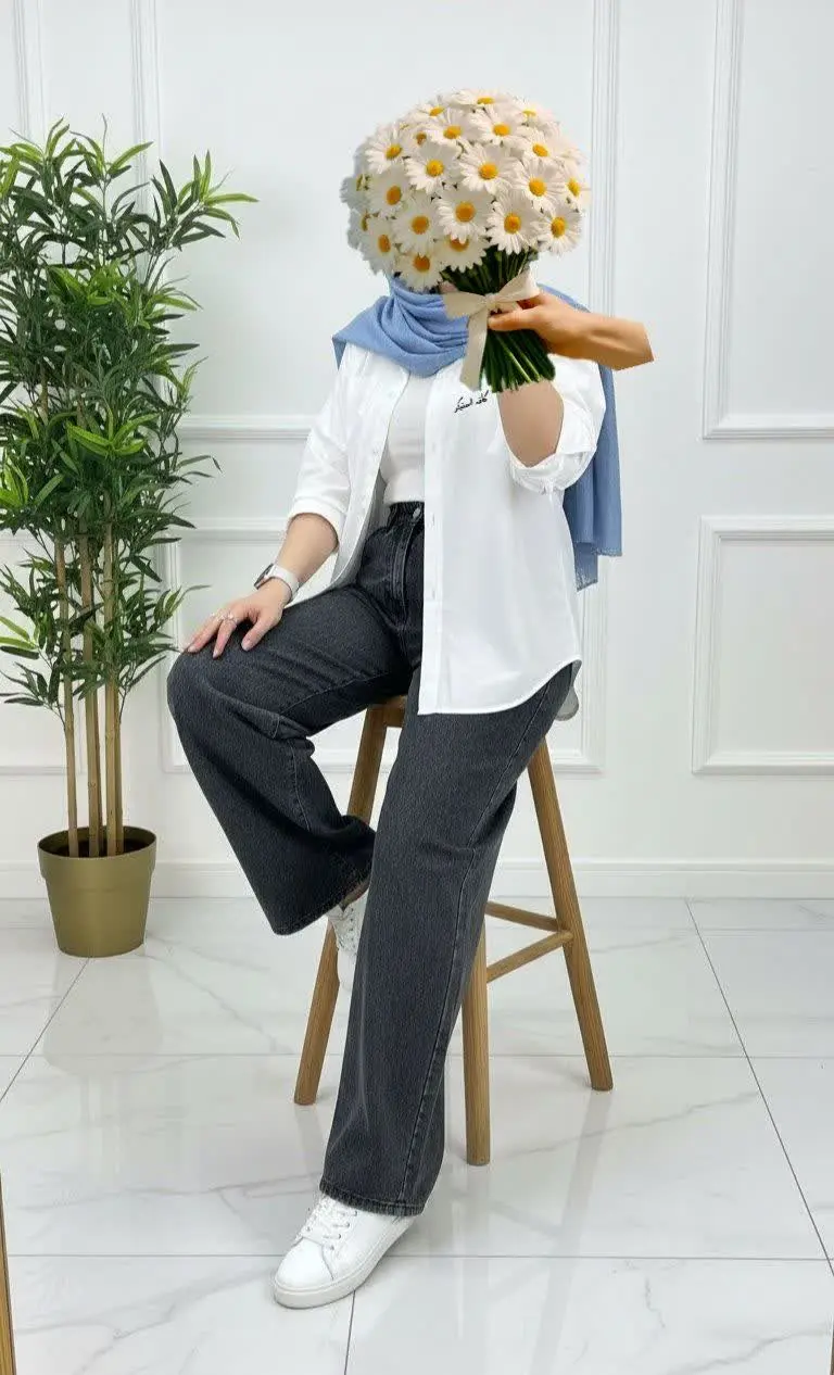 شلوار نیم بگ