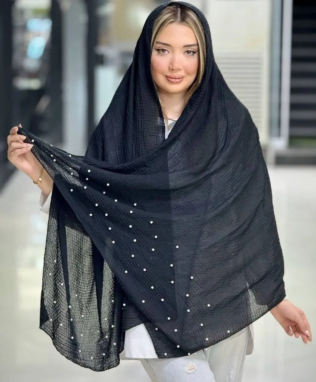 👚نام: شال شاین مروارید
