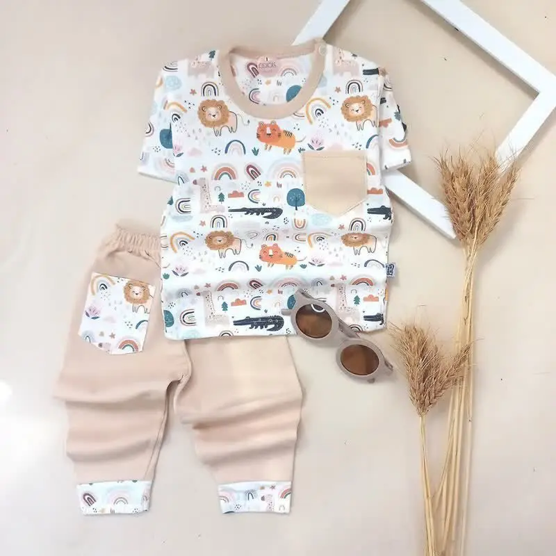 👦🏻🧸 تیشرت شلوار نوزادی پسرانه
