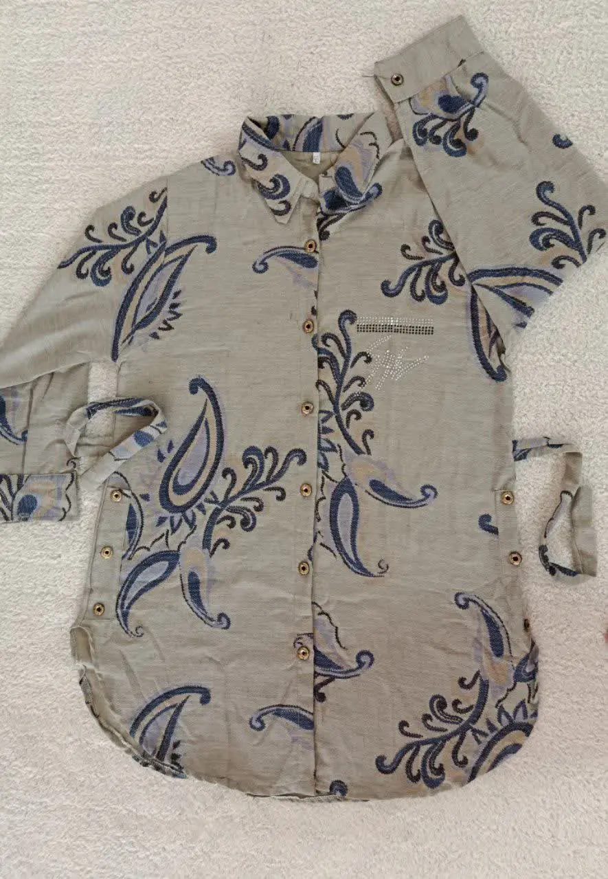 مانتو طرح ترمه 
