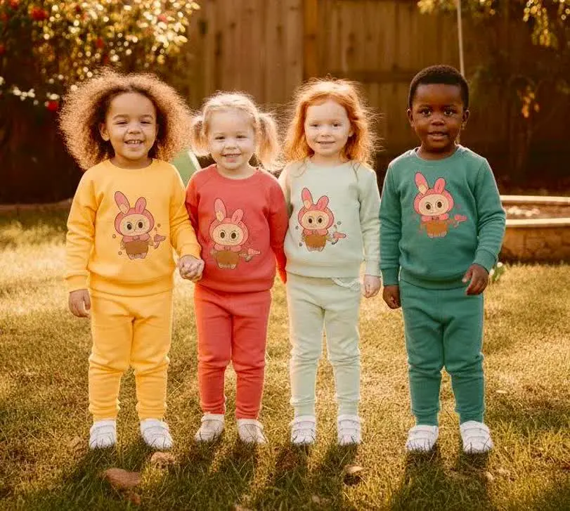 🧶 بلوز شلوار 🧿 لبوبو گوش کج