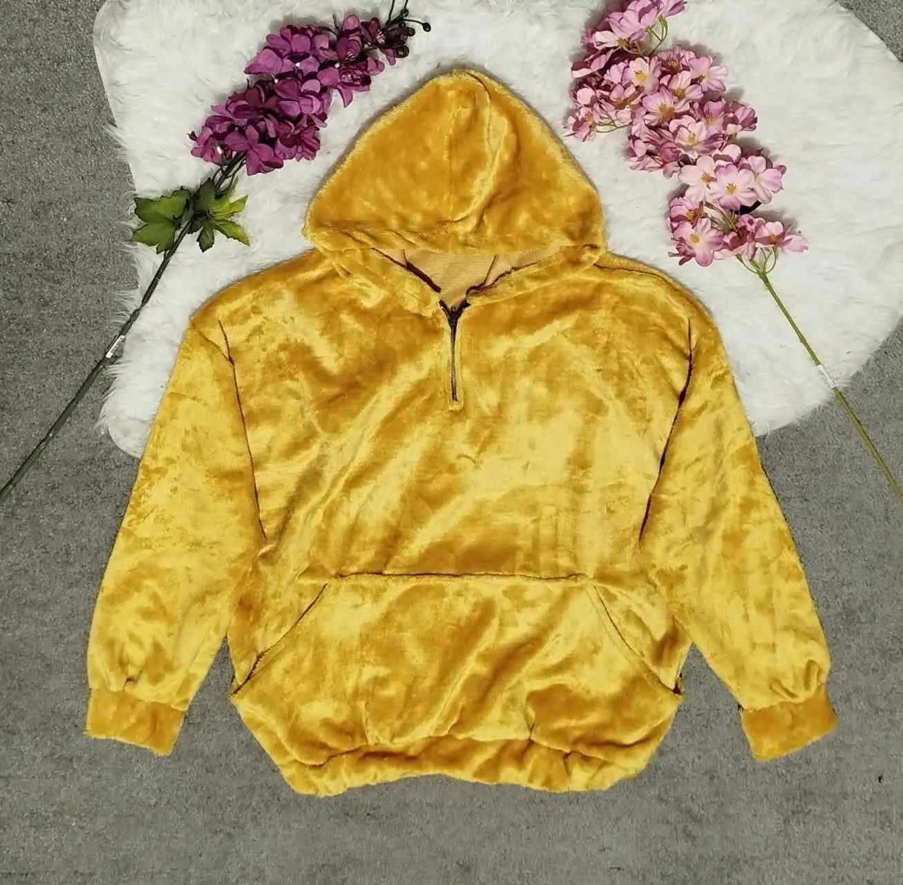 هودی تدی نیم زیپ
