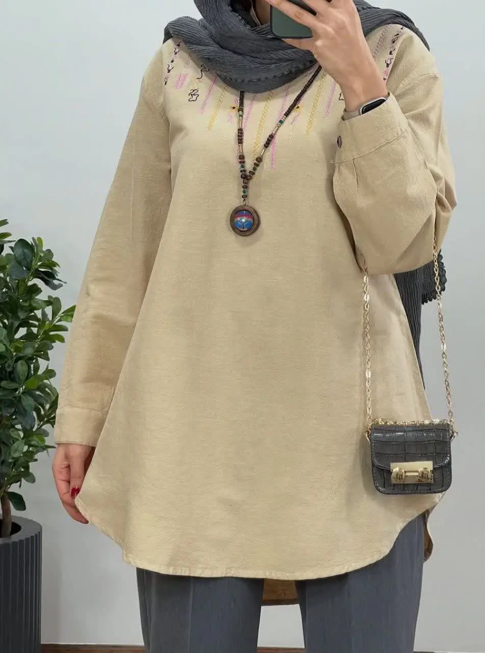 کد ۳۸۲ ✅شومیز یقه هفت، جنس...