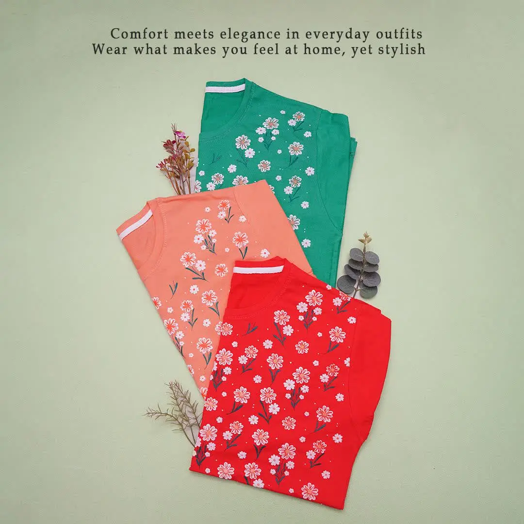 تیشرت آستین فانتزی کد ۹۰۶۲۶۳