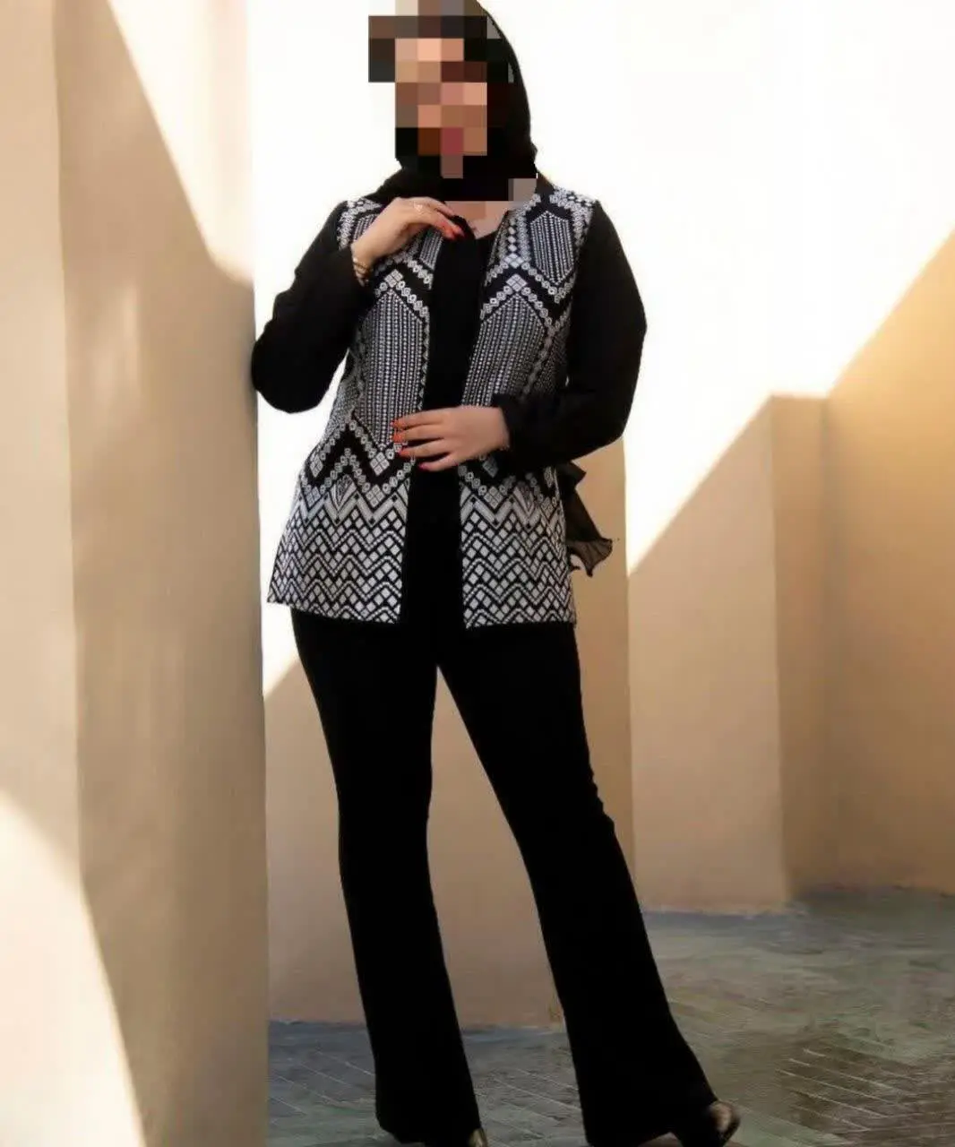 #ست دوتیکه (جلیقه وست +شلوار راسته گشاد) مدل تارا 💥
