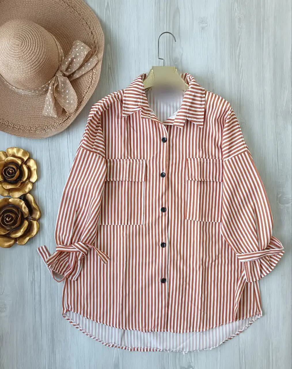 نام: شومیز مانتویی مدل راز🌱🌸
